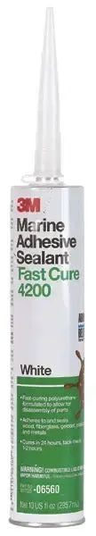 3M 06560 Marine Sealant 4200, White