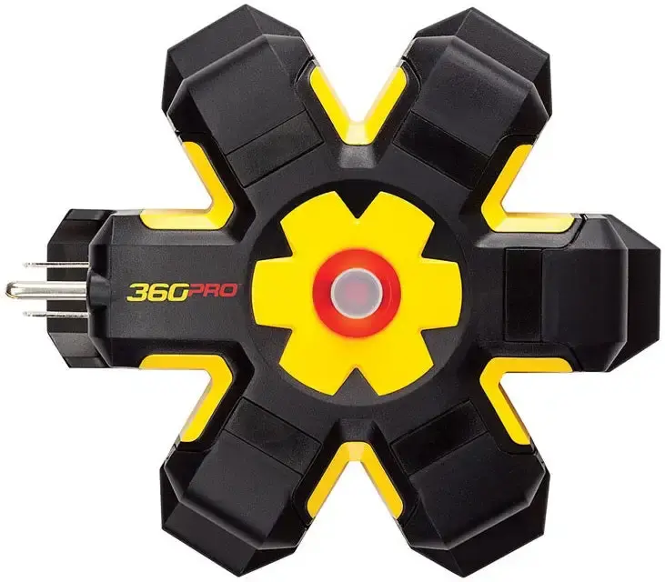 360 Electrical 36000 Power Hub 5 Outlets Power Strip, 120 Volts, 1800 Watts