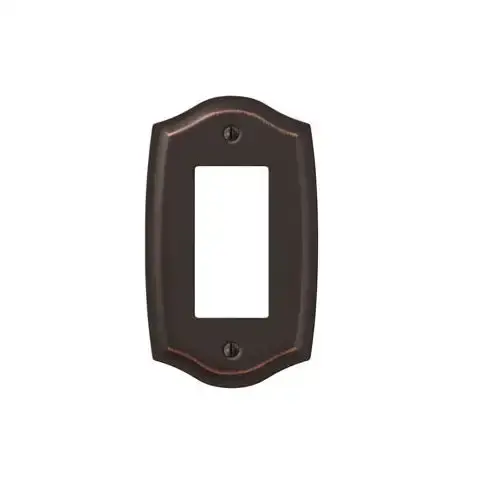 Amerelle 159RDB Sonoma 1 Rocker-GFCI Wall Plate, Aged Bronze