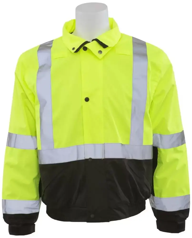 ERB S106 ANSI Class 2 High Visibility Bomber Jacket - Medium